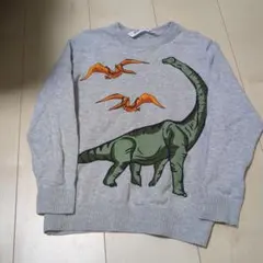 H&M 恐竜プリント セーター 110/116