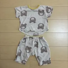 クマプリント パジャマ 100cm