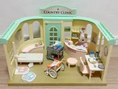 シルバニアファミリー カントリークリニック（ナースセット+歯医者さんセット付）