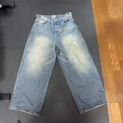 9090 ワイドレッグデニム ライトブルー