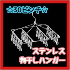 そら様専用　ピンチハンガー ステンレス 30ピンチ 物干し 洗濯ピンチ　ハンガー