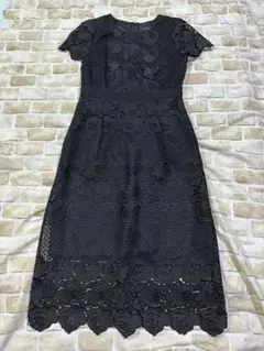 美品！ジルスチュアート　ファビレースワンピース