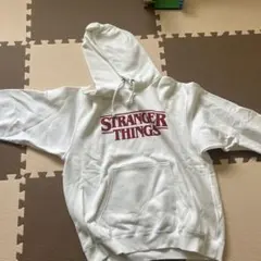 STRANGER THINGS ホワイト パーカー