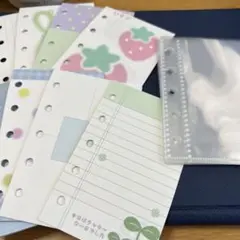 シール帳リフィルM 5サイズ10枚メモ帳セット☆