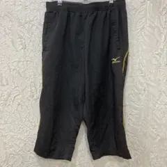 V127 Mizuno ブラック イエロー ハーフパンツ メンズ XL