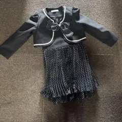 黒いフォーマルドレスセット