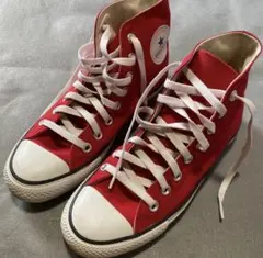 CONVERSE ハイカットスニーカー レッド　25cm 6 1/2