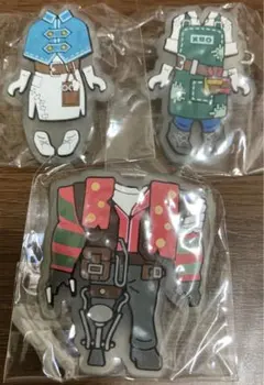 第五人格 衣装モチーフラバークリップ 医師 庭師 道化師