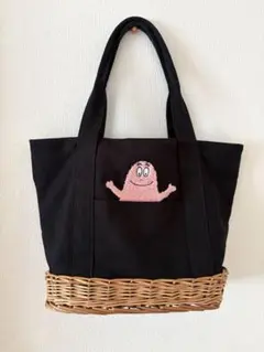バーバパパ　トートバッグ　かごバッグのサムネイル
