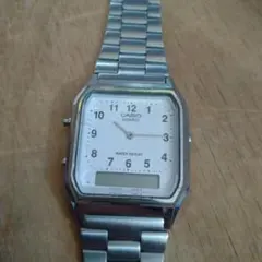 【ジャンク品】CASIO クォーツ 腕時計 ステンレススチール