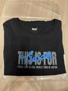 新品未開封 TWICE ツアー Tシャツ TZUYU Mサイズ ③ T-SHIRT〈BLACK〉【L】/ TZUYU / TWICE『THIS IS FOR』 – JYP