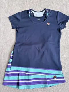 新品未使用タグ付き　FILA ネイビー ワンピース　テニスウェア FILA テニスウェア ワンピース VL1947 ネイビー M - メルカリ