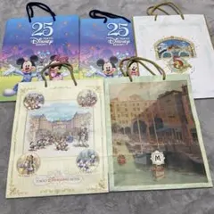 東京ディズニーリゾート　ショップ袋5枚セット
