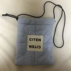 CITEN キルティング ショルダーバッグ ライトブルー
