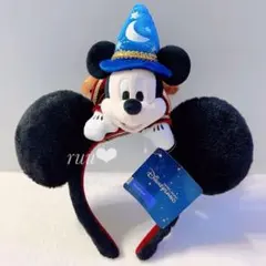 香港ディズニー　ミッキーマウス弟子　ファンダジア光るカチューシャ 香港ディズニー 魔法使いの弟子ミッキーマウスファンダジア光る