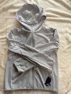 ユニクロ エアリズム UVカットパーカー グレー 130 ジュニア ポケモン