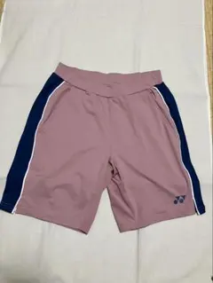 YONEX バドミントンパンツ JP Lサイズ ピンク/ネイビー