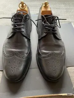 Cole haan黒 ウィングチップ レザーシューズ　外羽根