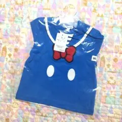 ディズニー　半袖　Ｔシャツ　なりきり　ドナルド　90