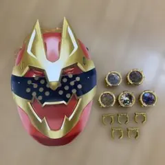 ナンバーワン戦隊ゴジュウジャー☆センタイリング5個＆お面（ゴジュウウルフ）付き