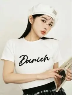 Darich エンブロイダリーパールTシャツ