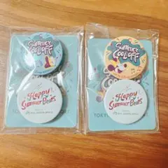 ミセス ディズニー 限定缶バッジセット　ミニー　ドナルド