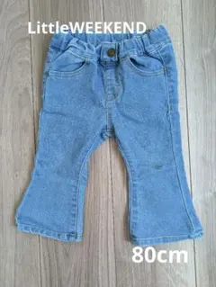 LittleWEEKEND デニムパンツ フレア 80cm