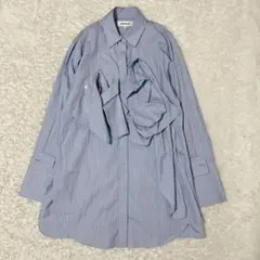 新作 ENFOLD ECONSTRUCTION SHIRT ストライプ シャツのサムネイル