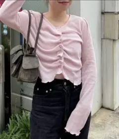 Kastane フロントシャーリングtee