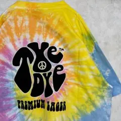 80s〜90s USA製【ONEITA】 タイダイ 企業ロゴ 古着Tシャツ XLのサムネイル