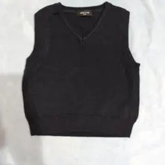 ★使用1,2回★COMME CA ISM ネイビー ベスト 120