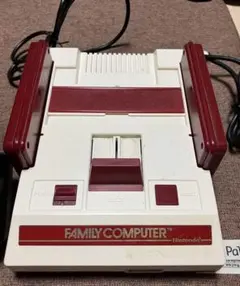 任天堂 ファミリーコンピュータ 本体 動作確認済　AV化　電源つき