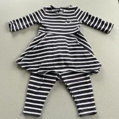 プチバトー PETIT BATEAU ワンピース　74cm セットアップ