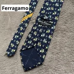 美品 Ferragamo フェラガモ ネクタイ