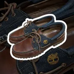 Timberland 3eye 27.5cm レザー 廃盤 モカシン スリーアイのサムネイル
