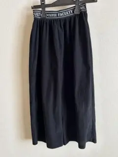 女の子　ロングパンツ　ブラック　ワイドパンツ　130