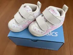 【新品未使用】アシックス 12.5cm スクスク アミュレファースト 花柄