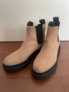 H&Mスエード サイドゴアブーツ