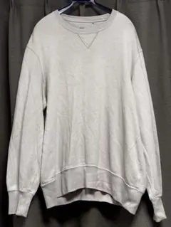 UNIQLO ベージュ クルーネック トレーナー Lサイズ