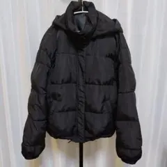 INGNI フード付き ショート丈中綿ジャケット Mサイズ ブラック