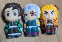 鬼滅の刃 ソフビィ　指人形　まとめ売り 宇髄天元　 煉獄杏寿郎　炭治郎