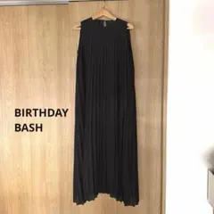 ブラック　BIRTHDAY BASH マキシワンピース