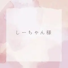 しーちゃん様　専用