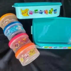 ★希少★最終処分★　ポケモン重箱　弁当箱　スタッキング容器　行楽　小物入れ