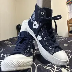 CONVERSE ALL STAR デニム 花柄 ハイカット スニーカーのサムネイル