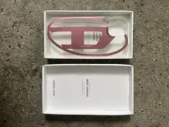 DIESEL iPhone 15 スマホケースメタルピンク⟡.·