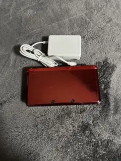 ニンテンドー3DS フレアレッド 本体 充電器付き