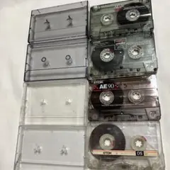 カセットテープTDKのAE120分 2本 AE90分 1本 DS90 1本
