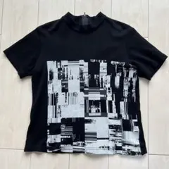 Y's ワイズ ヨウジヤマモト ハイネック メッシュトップス Tシャツ シアーのサムネイル