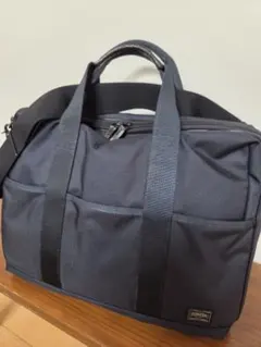 PORTER 2Way ネイビー ナイロン ビジネスバッグ